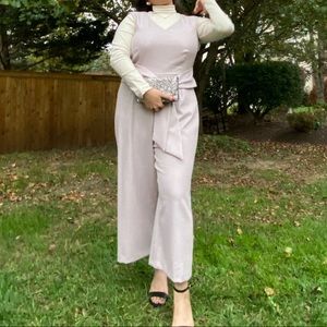 Lilac Sleeveless Jumpsuit